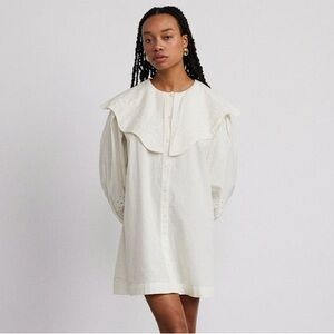 Damson Madder Mimi mini dress off-white Broderick NWT